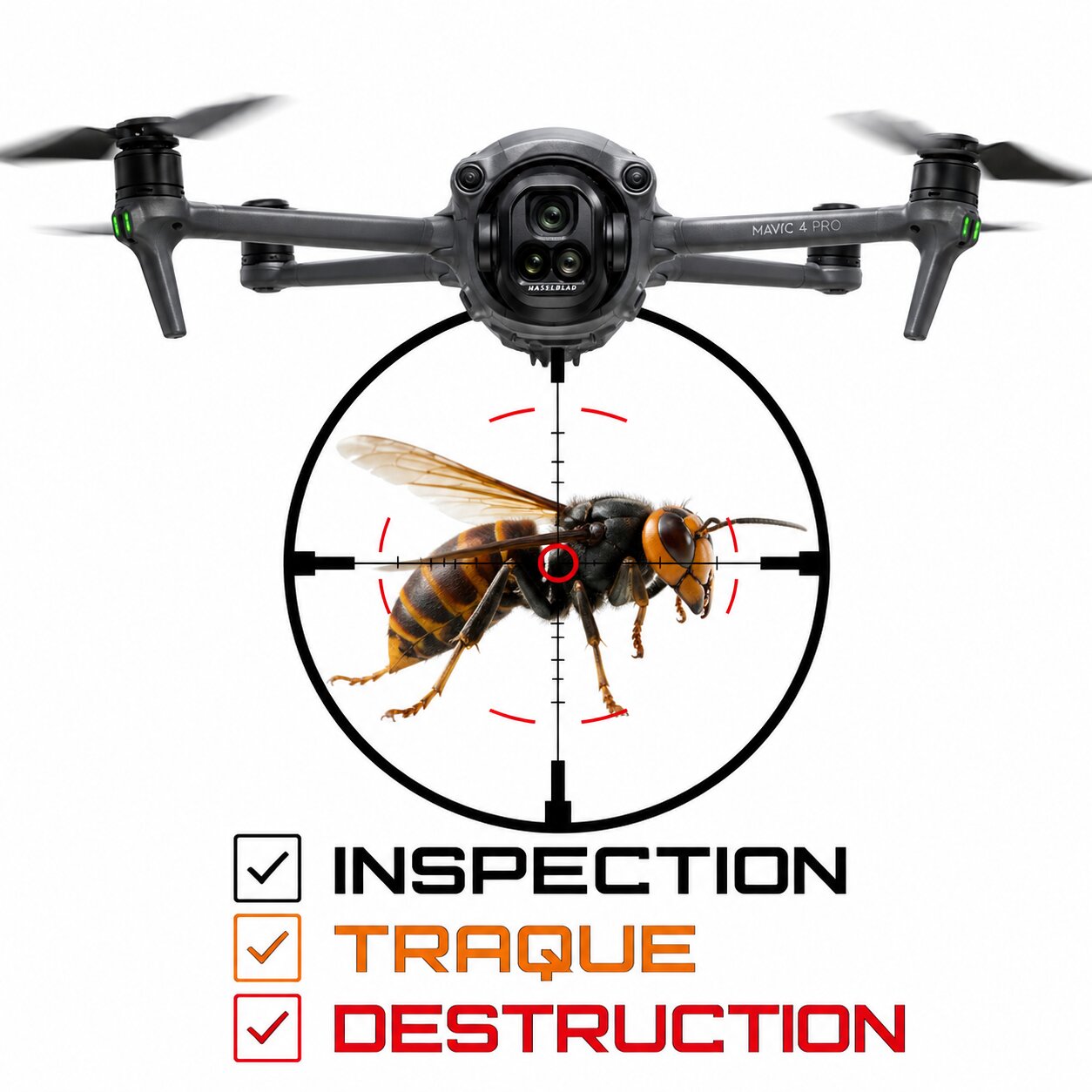 Destruction des nids de nuisibles