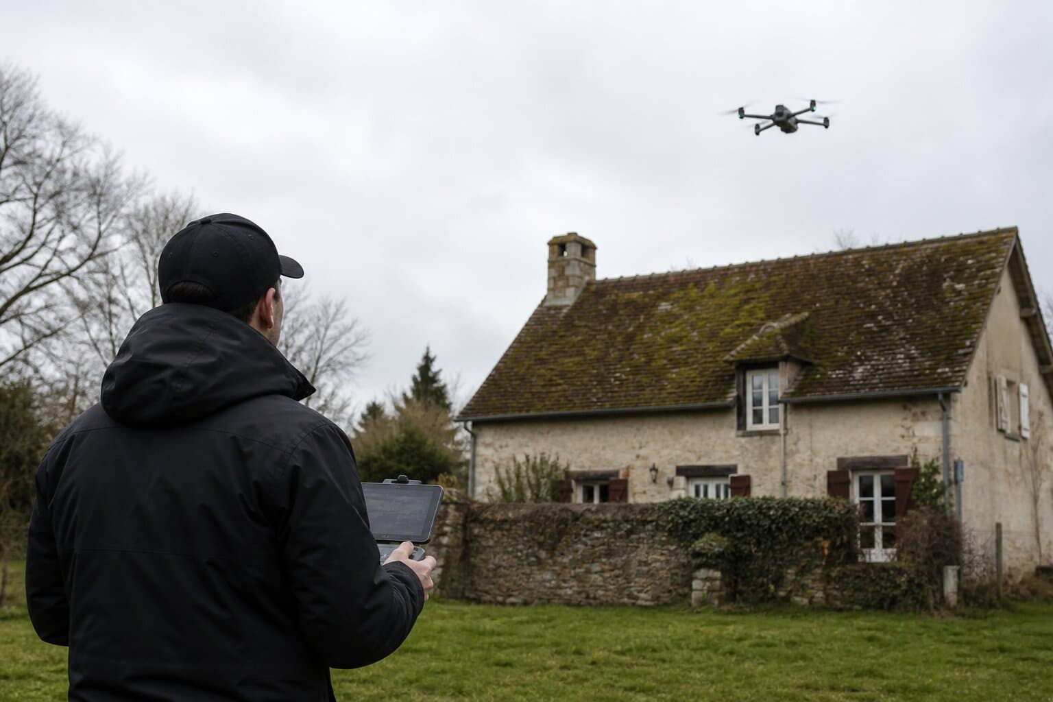 Inspection de bâtiment par drone